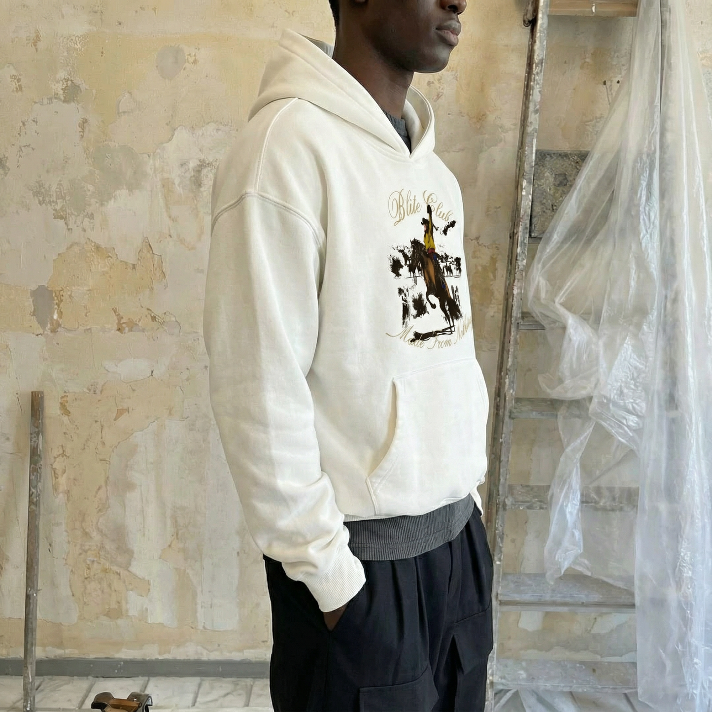 Blite Club Creamy Hoodie