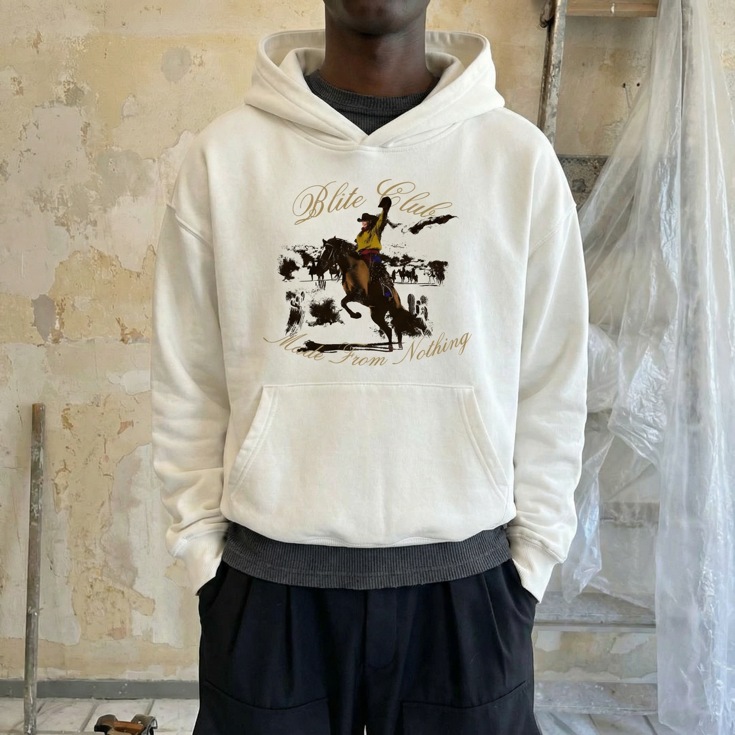 Blite Club Creamy Hoodie